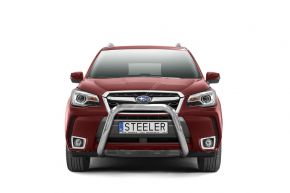 Frontbügel Frontschutzbügel Bullbar Steeler für SUBARU FORESTER 2013-2016-2019 Modell U