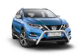 Frontbügel Frontschutzbügel Bullbar Steeler für NISSAN QASHQAI 2017-2021 Modell U