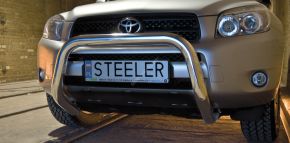 Frontbügel Frontschutzbügel Bullbar Steeler für TOYOTA RAV4 2006-2010 Modell U