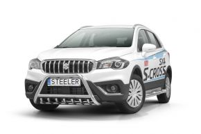 Frontbügel Frontschutzbügel Bullbar Steeler für SUZUKI SX4 S-CROSS 2016- Modell G