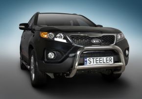 Frontbügel Frontschutzbügel Bullbar Steeler für Kia Sorento 2010-2012 Modell A