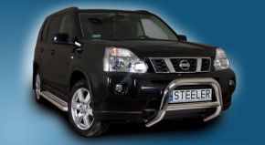 Frontbügel Frontschutzbügel Bullbar Steeler für NISSAN X-TRAIL 2010-2014 Modell A