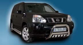 Frontbügel Frontschutzbügel Bullbar Steeler für NISSAN X-TRAIL 2010-2014 Modell S