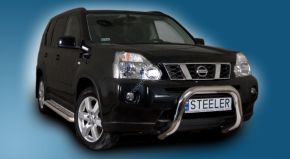 Frontbügel Frontschutzbügel Bullbar Steeler für NISSAN X-TRAIL 2010-2014 Modell U