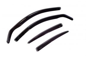 Windabweiser HEKO für MAZDA CX-3 2014-2021, 5-türig, vorne und hinten, 4-teilig