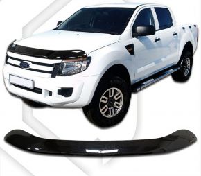 Edelstahl Grill Leisten für FORD Ranger Double Cab 2012-2015