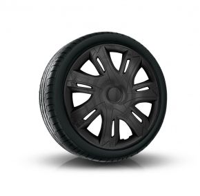 Radkappen für CHEVROLET 15", N-POWER schwarz-matt 4 Stück