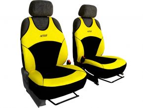 Sitzbezüge Activ Sport gelb, vorne 2 Stück