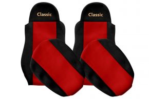 Sitzbezüge nach Maß CLASSIC für DAF CF (01.2006-12.2013) - Rot