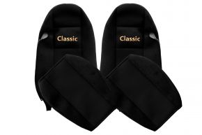 Sitzbezüge nach Maß CLASSIC für IVECO STRALIS (01.2002-12.2012) - Schwarz