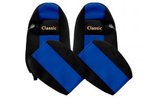 Sitzbezüge nach Maß CLASSIC für IVECO STRALIS (01.2002-12.2012) - Blau