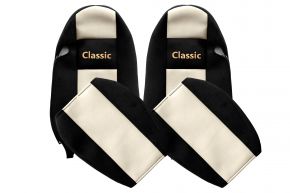 Sitzbezüge nach Maß CLASSIC für IVECO STRALIS (01.2002-12.2012) - Hellbeige