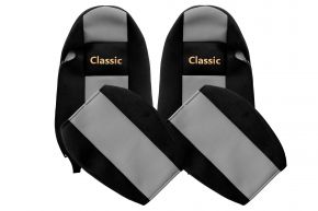 Sitzbezüge nach Maß CLASSIC für IVECO STRALIS (01.2002-12.2012) - Grau