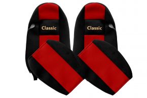 Sitzbezüge nach Maß CLASSIC für IVECO STRALIS (01.2002-12.2012) - Rot