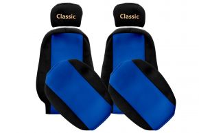 Sitzbezüge nach Maß CLASSIC für VOLVO FL (01.1998-12.2001) - verstellbare Kopfstützen - Blau