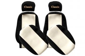 Sitzbezüge nach Maß CLASSIC für VOLVO FL (01.1998-12.2001) - verstellbare Kopfstützen - Hellbeige