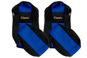 Sitzbezüge nach Maß CLASSIC für MERCEDES ACTROS MP 4 (01.2011-12.2018) - Standardsitze - Blau