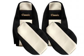 Sitzbezüge nach Maß CLASSIC für VOLVO FM 4 (01.2013-12.2019) - Hellbeige