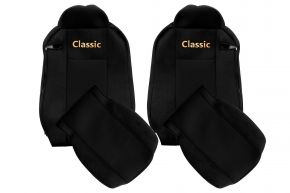 Sitzbezüge nach Maß CLASSIC für IVECO STRALIS XP (01.2016-12.2019) - Schwarz