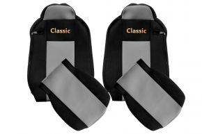 Sitzbezüge nach Maß CLASSIC für IVECO STRALIS XP (01.2016-12.2019) - Grau