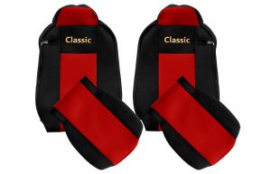 Sitzbezüge nach Maß CLASSIC für IVECO STRALIS XP (01.2016-12.2019) - Rot