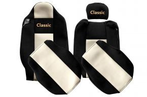 Sitzbezüge nach Maß CLASSIC für RENAULT T (01.2014-04.2021) - Beifahrersitz ohne Armlehnen - Hellbeige