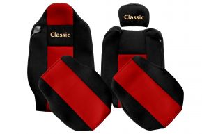 Sitzbezüge nach Maß CLASSIC für RENAULT T (01.2014-04.2021) - Beifahrersitz ohne Armlehnen - Rot