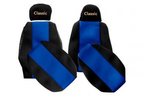 Sitzbezüge nach Maß CLASSIC für SCANIA G (01.2013-12.2016) - unterschiedliche Kopfstützen - Blau