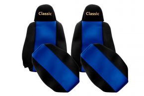 Sitzbezüge nach Maß CLASSIC für SCANIA G NEXTGEN (ab 01.2017) - schmale Kopfstützen - Blau
