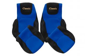 Sitzbezüge nach Maß CLASSIC für DAF XG+ (ab 10.2021) - gleiche Sitze - Blau