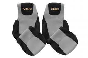 Sitzbezüge nach Maß CLASSIC für DAF XG+ (ab 10.2021) - gleiche Sitze - Grau