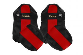 Sitzbezüge nach Maß CLASSIC für IVECO STRALIS S-WAY (03.2019-12.2023) - Rot