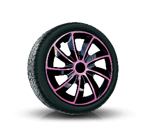 Radkappen für HONDA 17", QUAD BICOLOR rosa 4 Stück