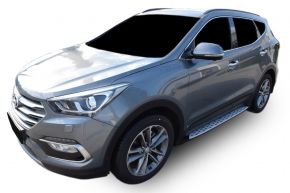 Seitliche Trittbretter für Hyundai Santa Fe 2013-2018