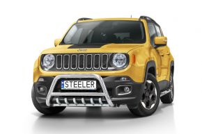 Frontbügel Frontschutzbügel Bullbar Steeler für JEEP RENEGADE 2014-2018 Modell G