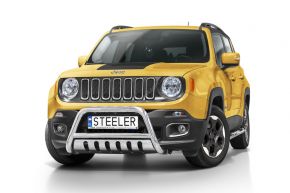 Frontbügel Frontschutzbügel Bullbar Steeler für JEEP RENEGADE 2014-2018 Modell S