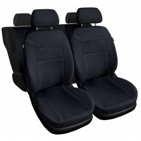 Universelle RS Stoff-Autositzbezüge schwarz geeignet für Volkswagen Amarok