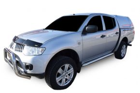 Seitlicher Edelstahlrahmen für Mitsubishi L200 2007-2016 4D (76mm)