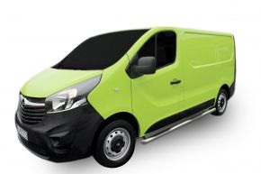 Seitlicher Edelstahlrahmen für Opel Vivaro 2002-2011