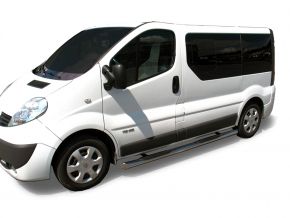 Seitlicher Edelstahlrahmen für Renault Trafic 2002-2011