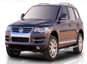 Seitlicher Edelstahlrahmen für Volkswagen Touareg 2002-2010
