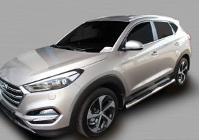 Seitlicher Edelstahlrahmen für Hyundai Tucson 2015-2020