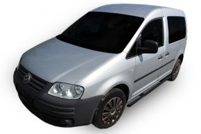 Seitlicher Edelstahlrahmen für Volkswagen Caddy 2003-2015, 60,3 mm BLACK