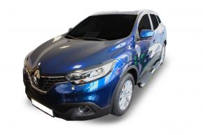 Seitlicher Edelstahlrahmen für Renault Kadjar 2015-2019 4" oval