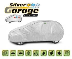 Sonnen- und Regenplane SILVER GARAGE hatchback Seat Ibiza 380-405 cm