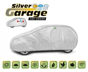 Sonnen- und Regenplane SILVER GARAGE hatchback Peugeot 206 kombi 380-405 cm