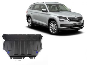 Stahlmotorabdeckung und Getriebeschutz für Skoda Kodiaq 1,4TSI; 2,0TSI; 2,0TDI 2017-