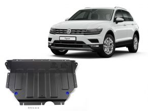 Stahlmotorabdeckung und Getriebeschutz für Volkswagen Tiguan 1,4TSI; 2,0TSI; 2,0TDI 2016-