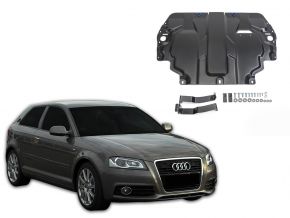 Stahlmotorabdeckung und Getriebeschutz für Audi A3 8P passt für alle Motoren 2003-2012
