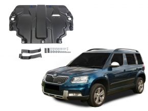 Stahlmotorabdeckung und Getriebeschutz für Skoda  Yeti passt für alle Motoren 2009-2017